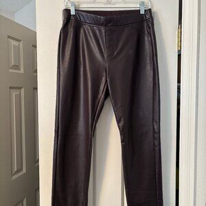 Brand new faux leather pants - brown